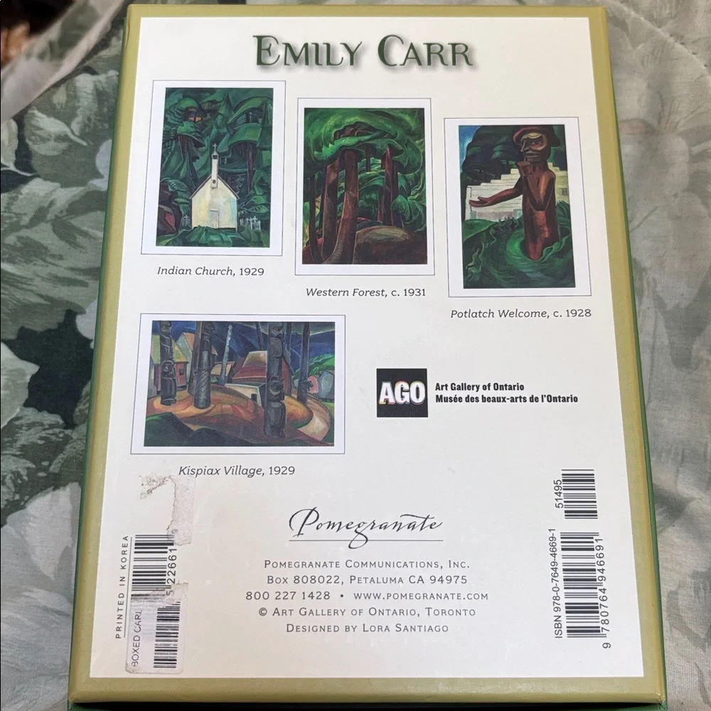 Emily Carr Surrealist Art Postcards Postcard Set Stationery Home Office Surreal